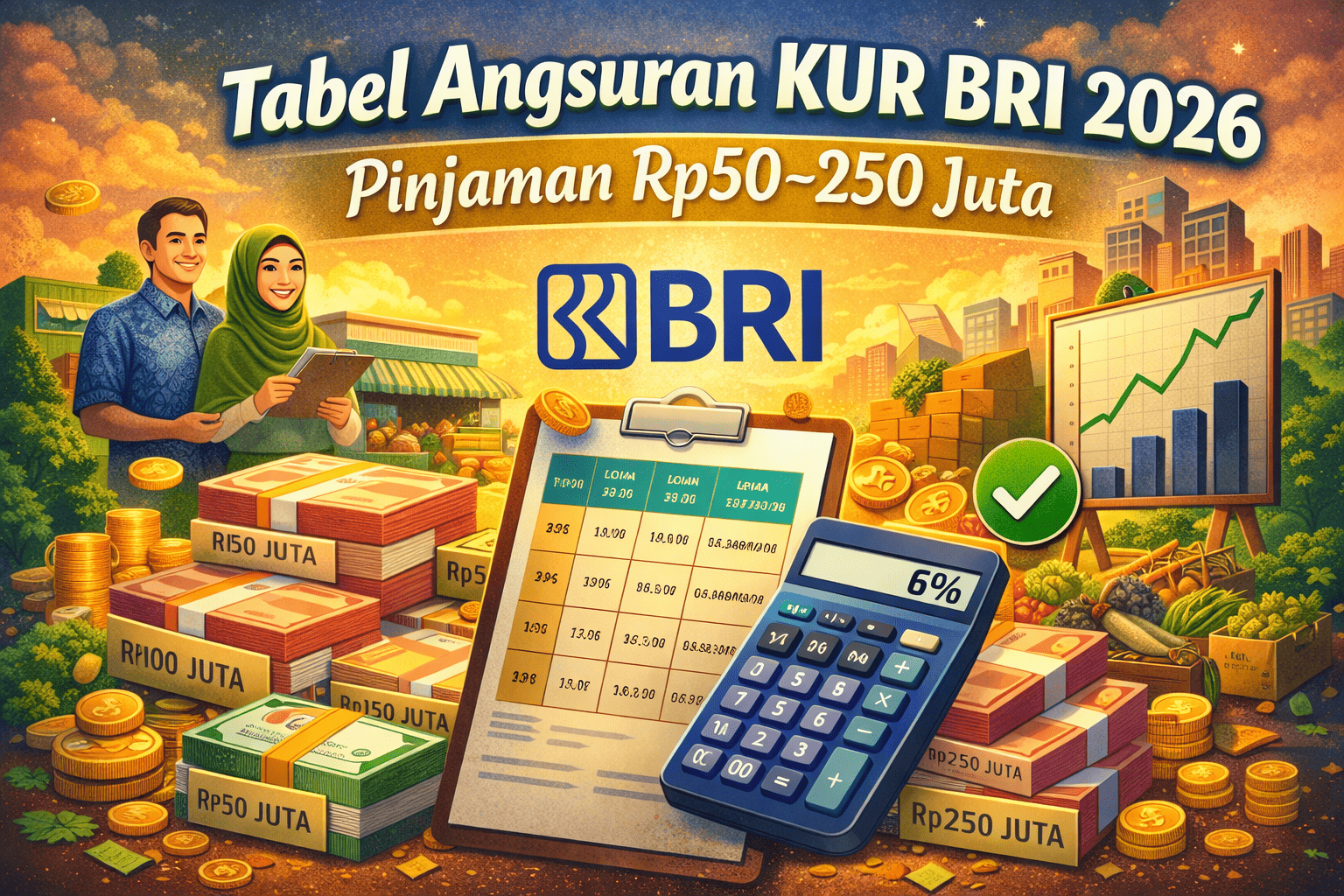 Tabel Angsuran KUR BRI 2026