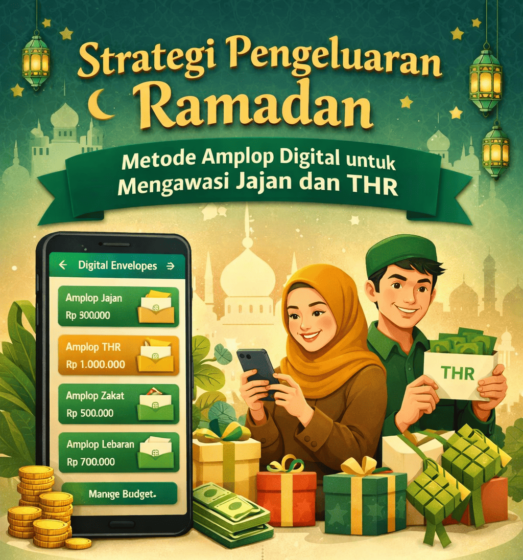 Strategi Pengeluaran Ramadan: Metode Amplop Digital untuk Mengawasi Jajan dan THR