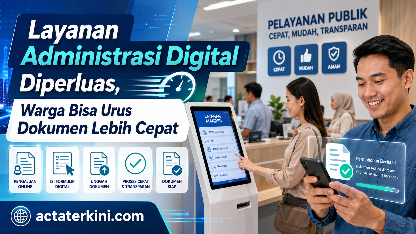 Layanan Administrasi Digital Diperluas, Warga Bisa Urus Dokumen Lebih Cepat
