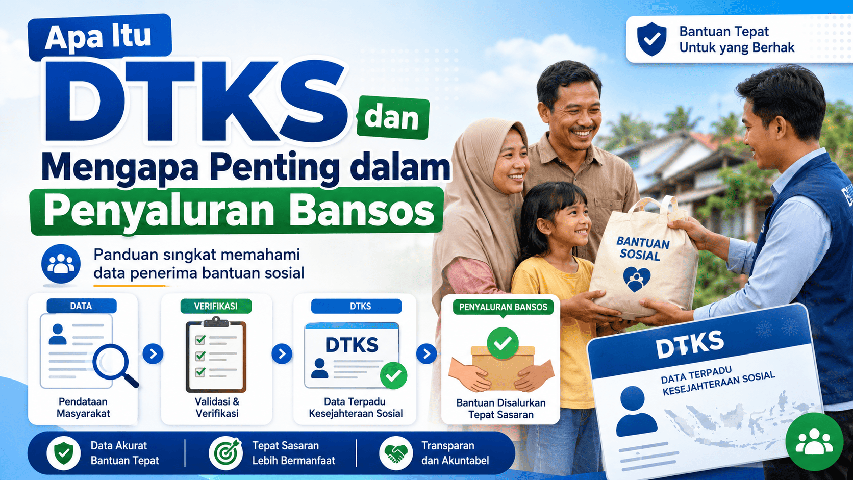 Apa Itu DTKS dan Mengapa Penting dalam Penyaluran Bansos
